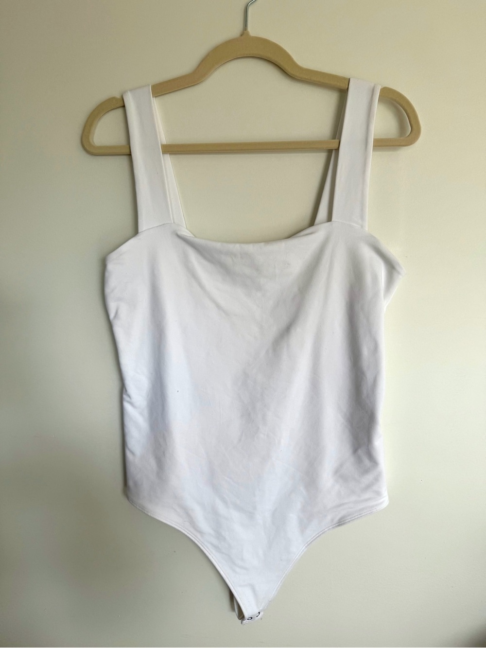 Abercrombie & Fitch Soft A&F Collection Bodysuit | White | Size Large